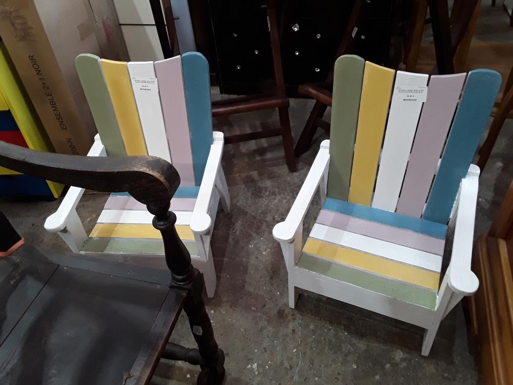 FAUTEUIL D ENFANT BOIS LATTES BLANC/KAKI/ROSE/JAUNE /BLEU