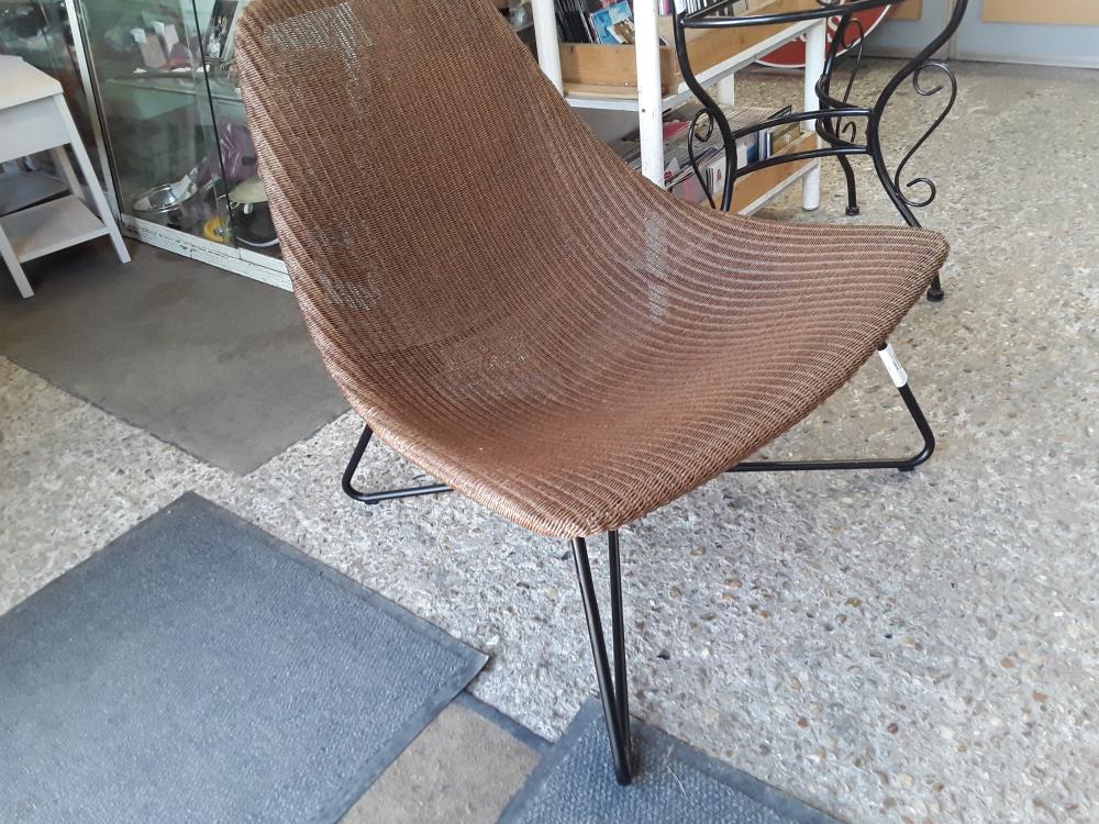 FAUTEUIL OSIER GM BAS SUPPORT TBE NOIR