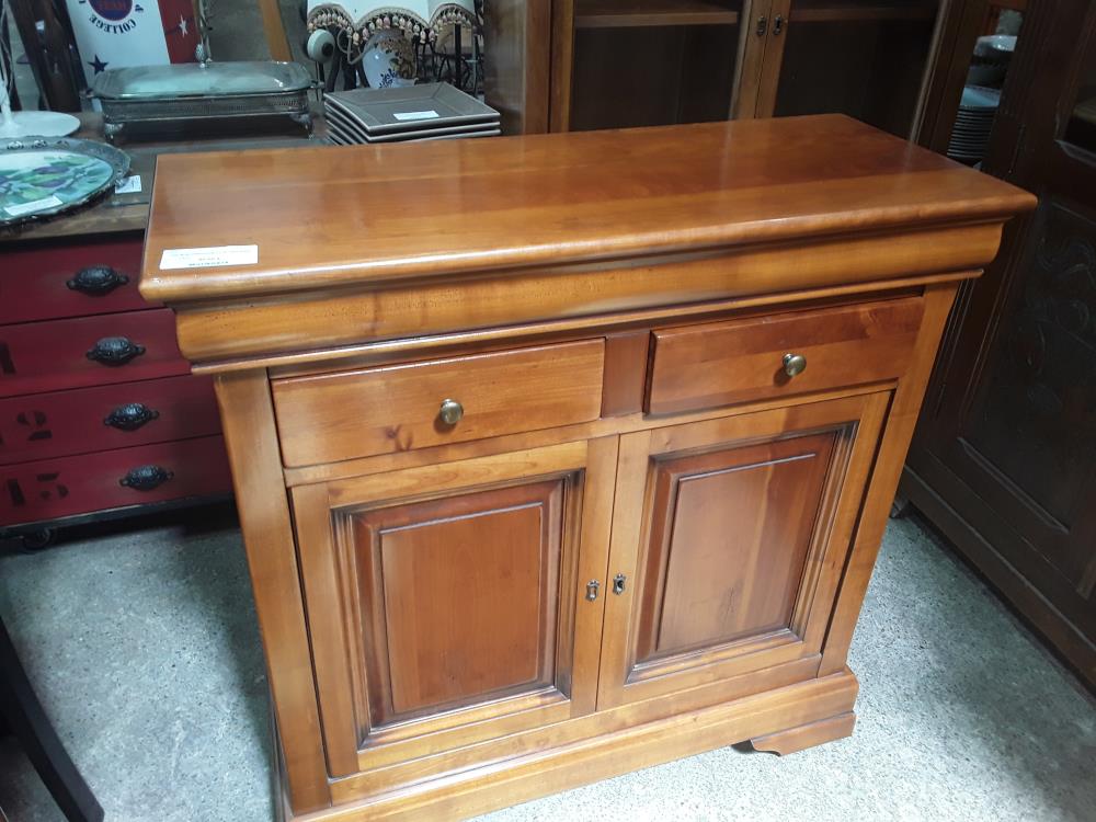 MEUBLE CREDANCE 1T 2P MERISIER
