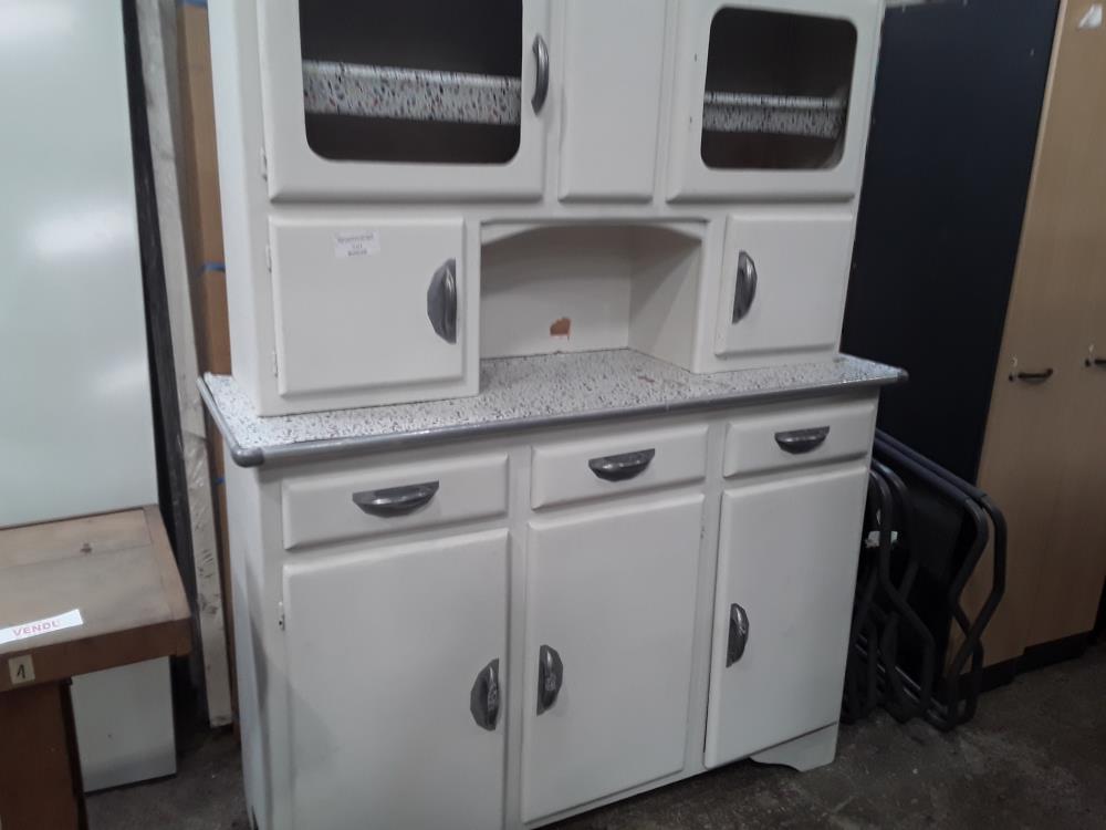 BUFFET 2 CORPS DIT MADO BLANC AVEC DEFAUTS PLATEAU VENILIA