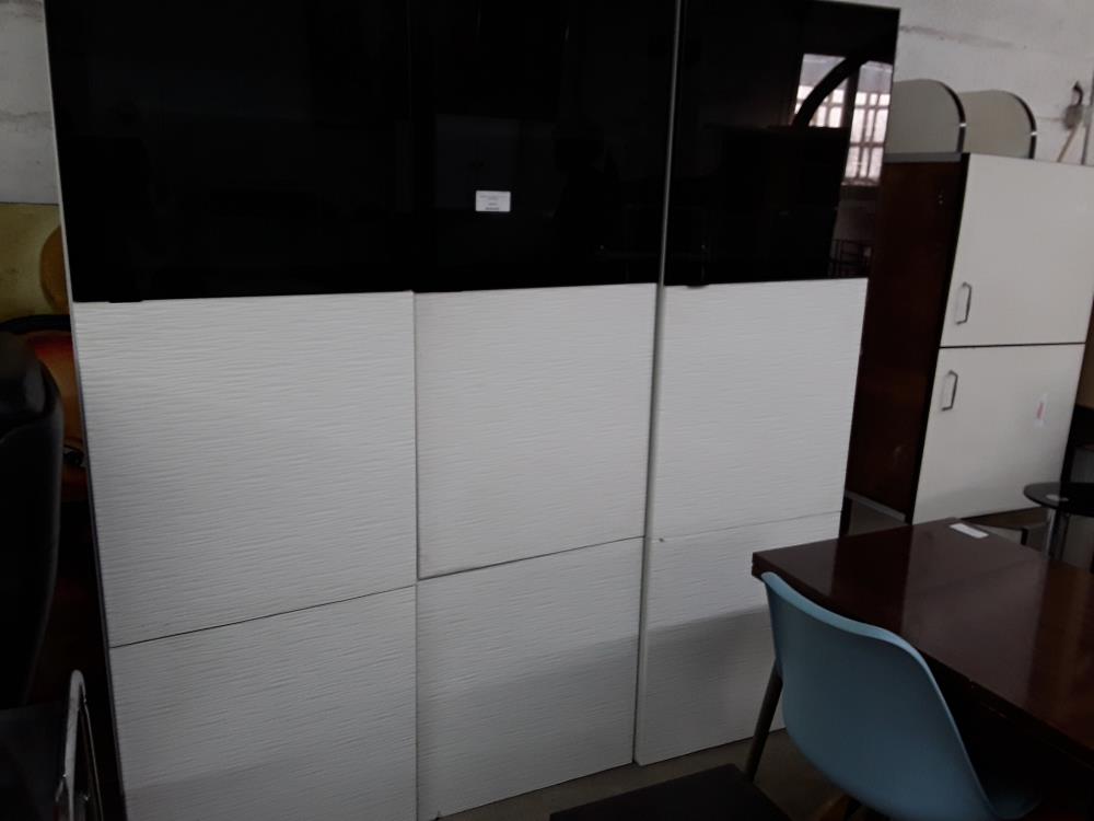 ENSEMBLE 3 ELEMENTS 3P NOIR ET BLANC IKEA  