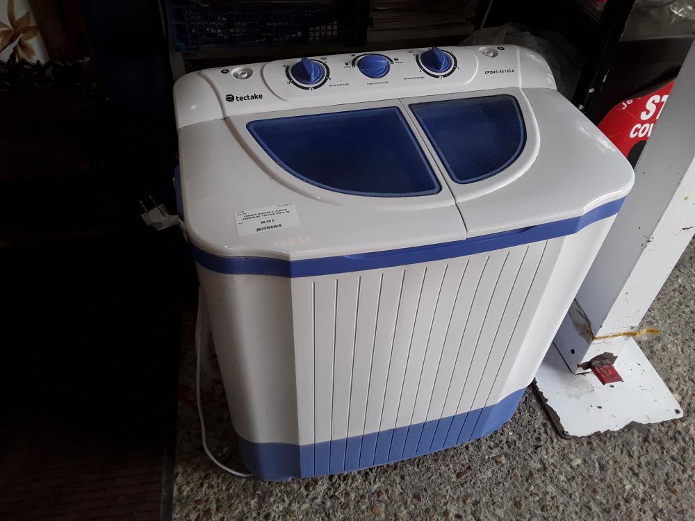 COMBINE MACHINE A LAVER ET ESSOREUSE  TECTAKE XPB45  DE CAMPING