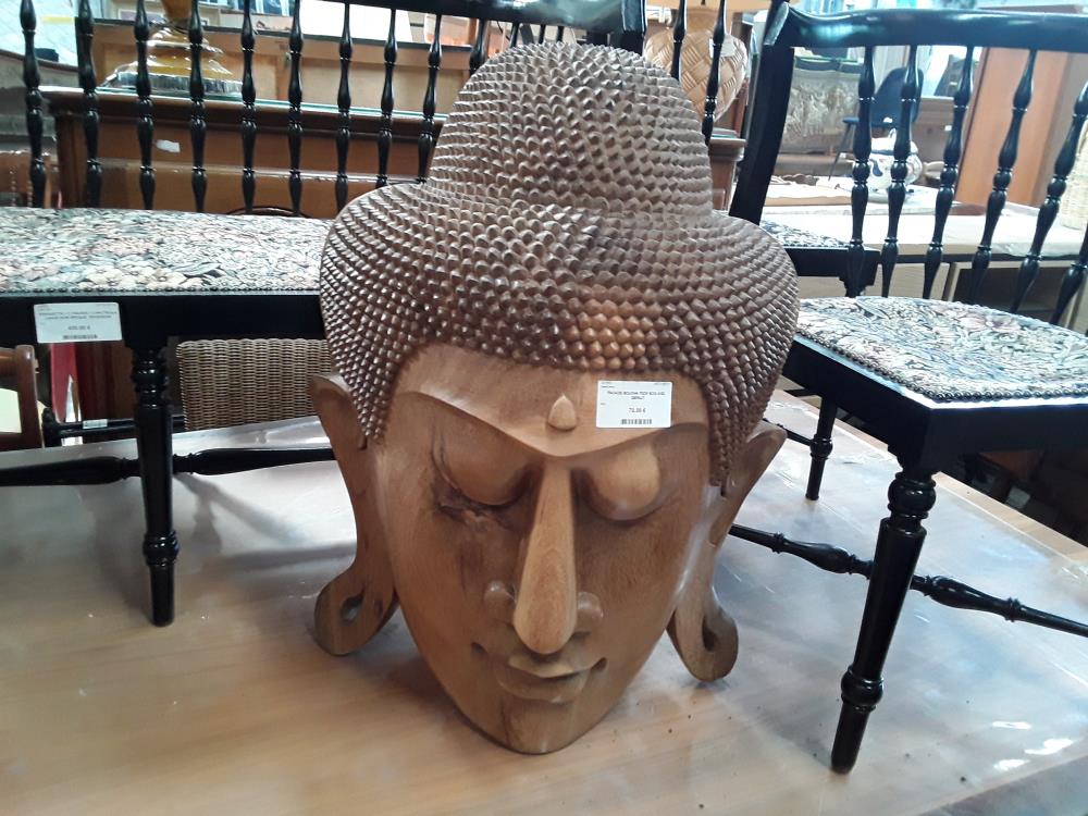FACADE BOUDHA 70CM BOIS AVEC DEFAUT