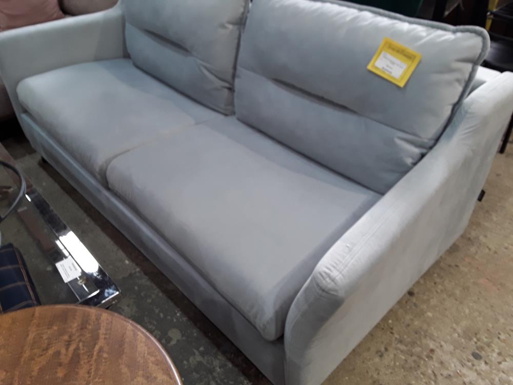 CANAPE CONVERTIBLE TISSU GRIS 2 PLACES