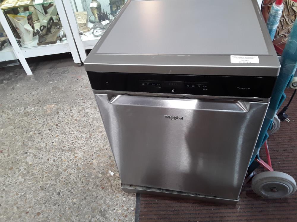 LAVE VAISSELLE INOX WHIRLPOOL 6EME SENS POWERCLEAN