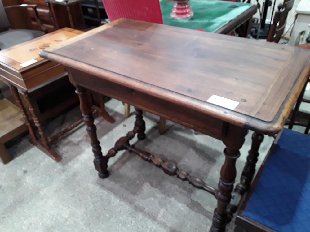 TABLE CONSOLE NOYER 101X57 1T DEFAUT SUR PLATEAU
