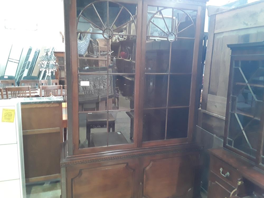 VITRINE 2 CORPS FRISE DECOR ASIATIQUE