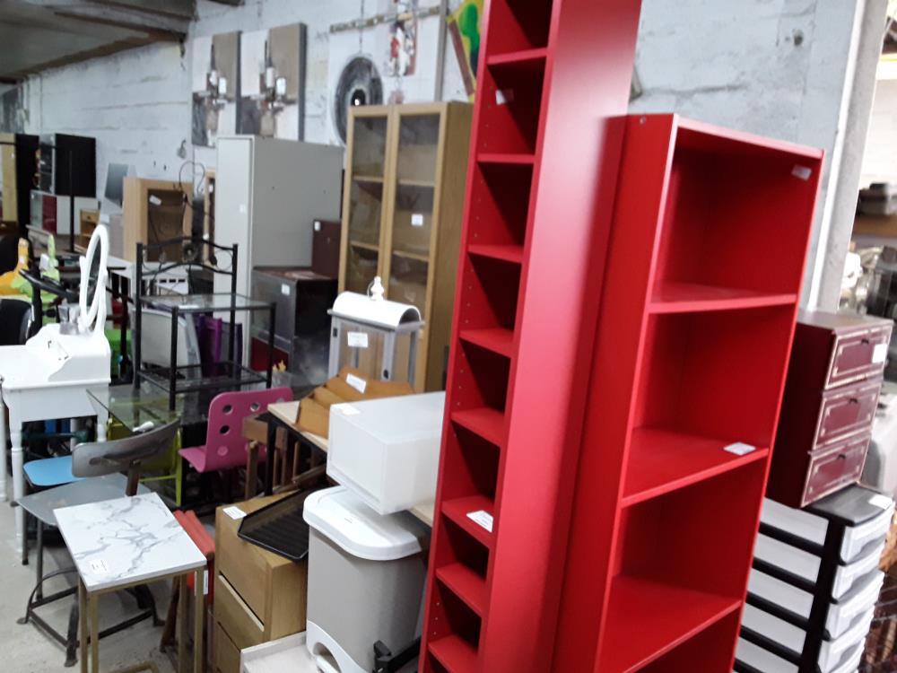 COLONNE A CD ROUGE TYPE IKEA