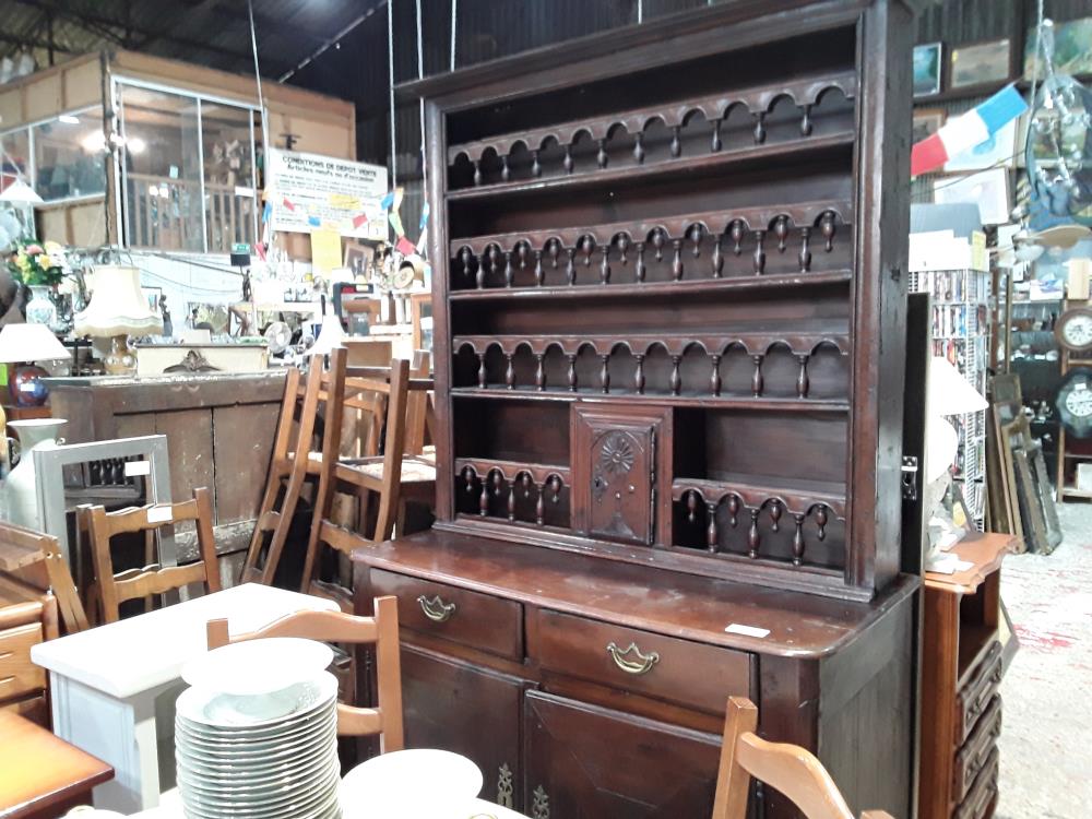 VAISSELIER ANCIEN MERISIER 2T2P