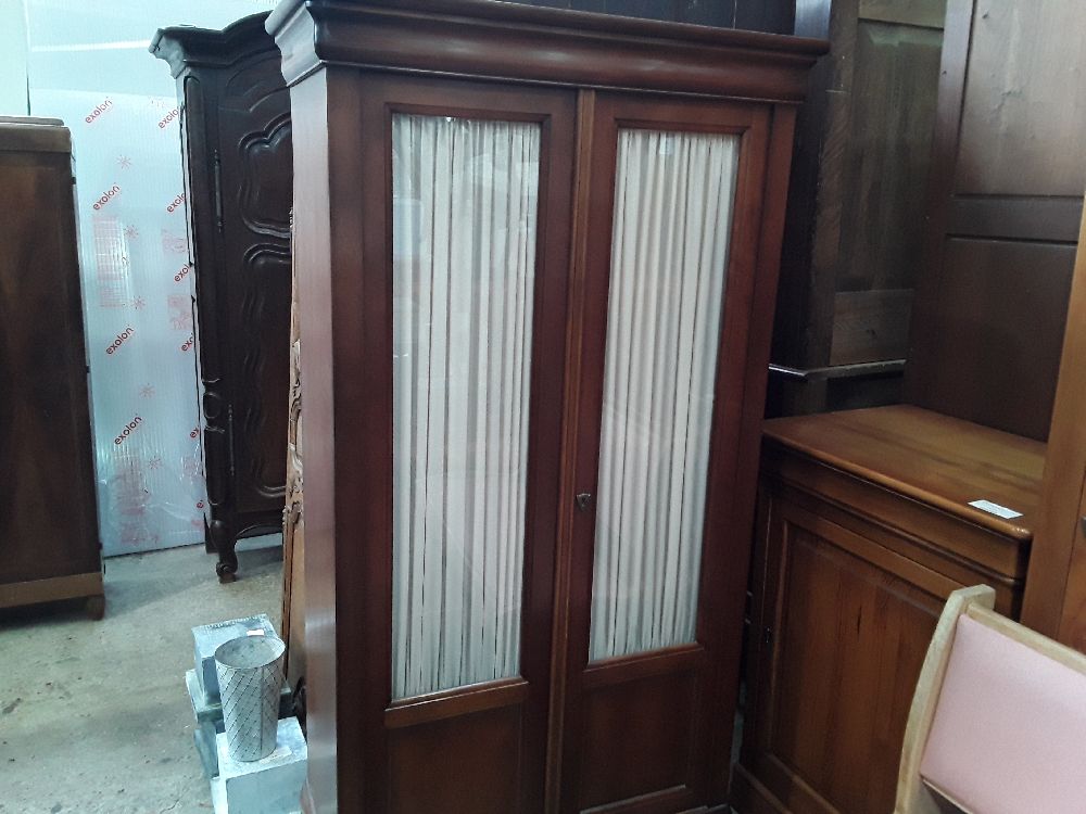 VITRINE 2P MERISIER STYLE LP