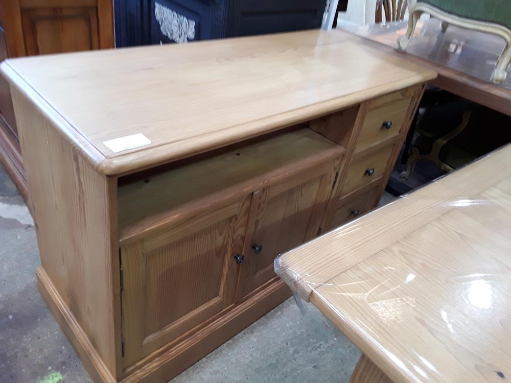 MEUBLE PIN MASSIF 2P 1P FACON 3T 1 NICHE