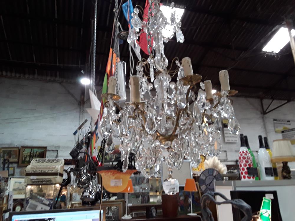 LUSTRE CRISTAL 8 LUX
