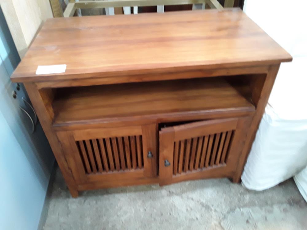 MEUBLE TV TECK 2P A BARREAUX 1 NICHE