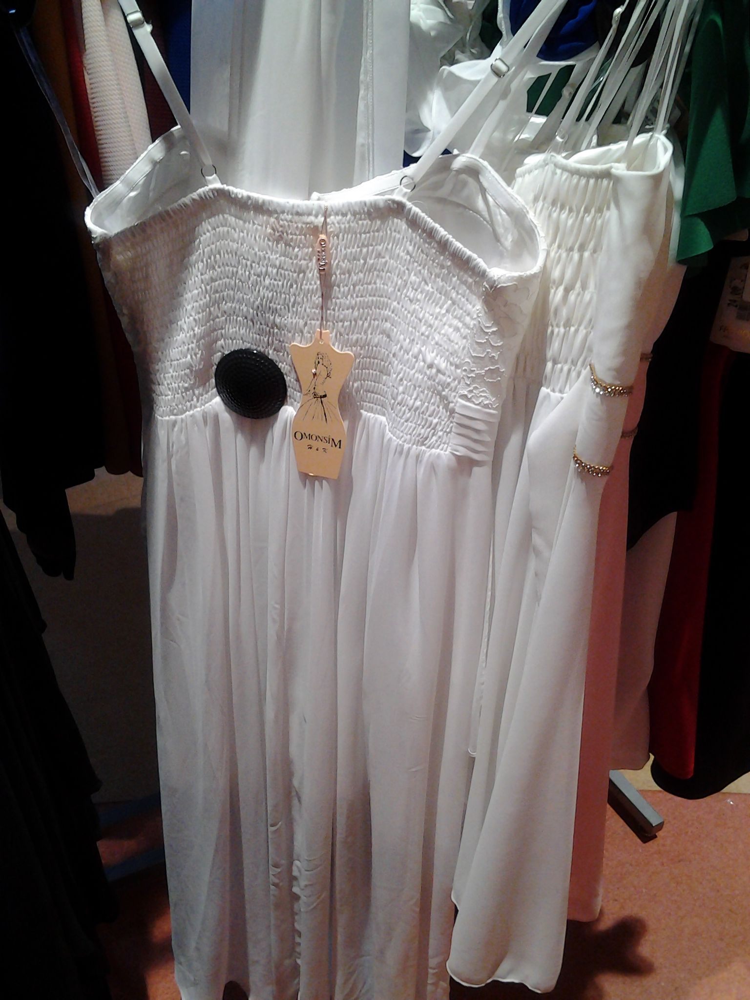 ROBE BLANC TAILLE UNIQUE