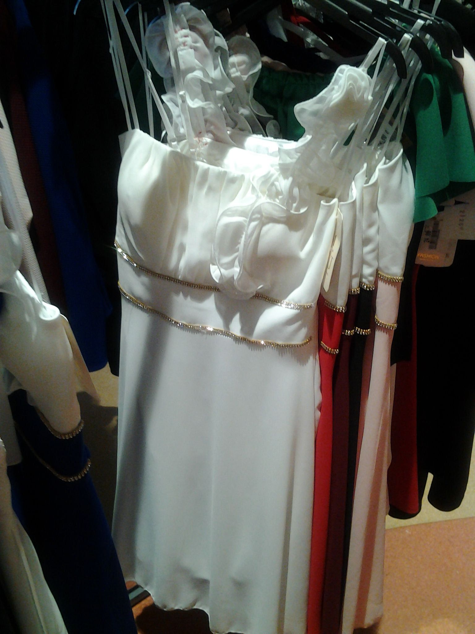 ROBE TAILLE UNIQUE BLANC