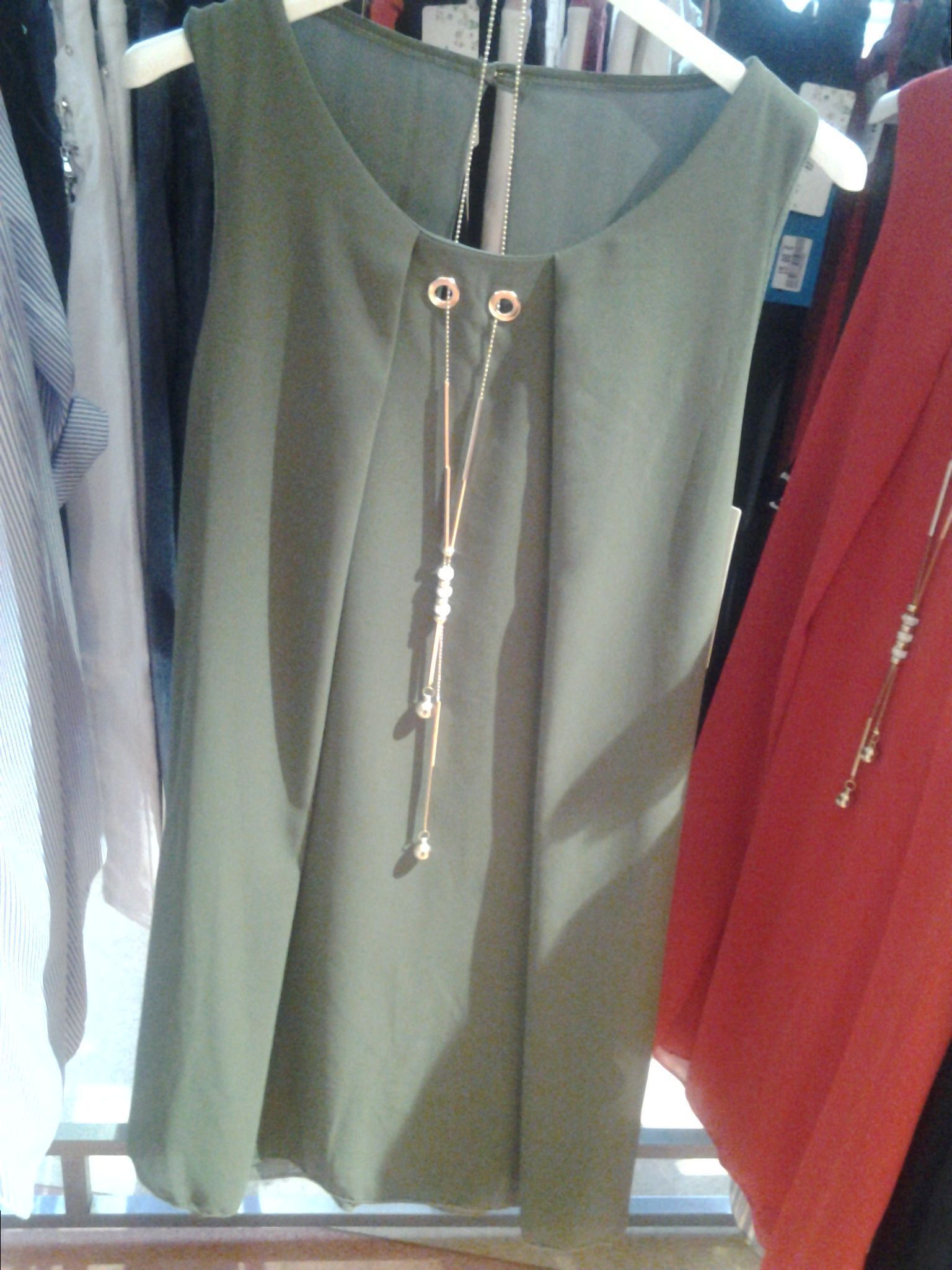 ROBE TAILLE UNIQUE  VERT FONCEE