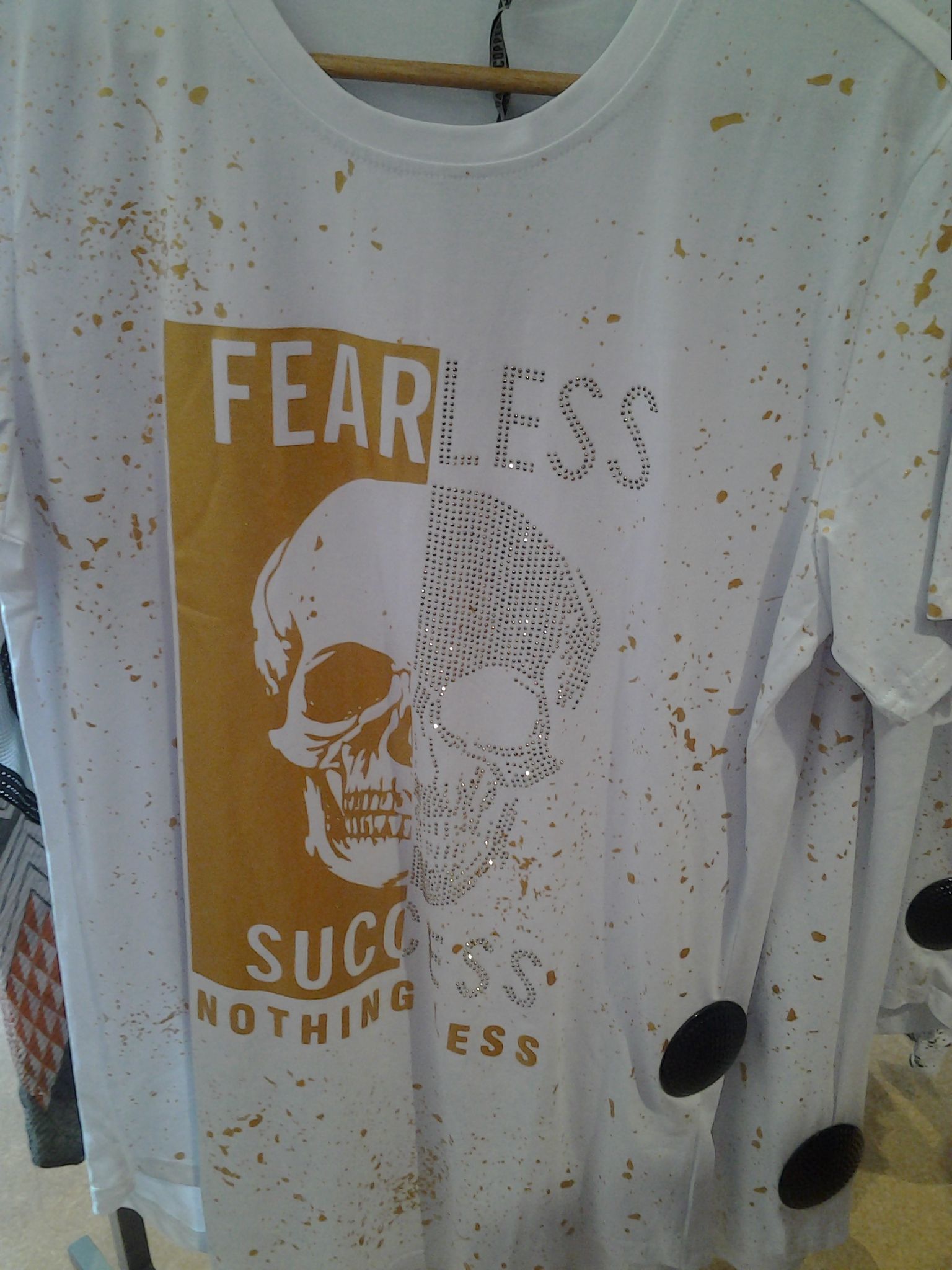 T-SHIRT NEUF BLANC L