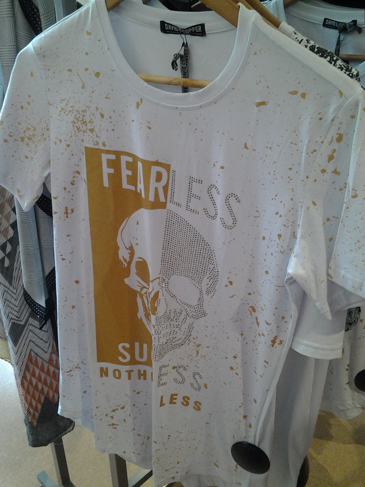 T-SHIRT NEUF BLANC  S