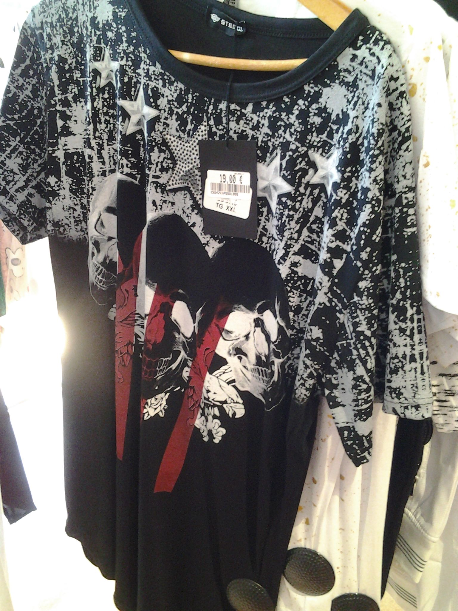 T-SHIRT NEUF NOIR XXL