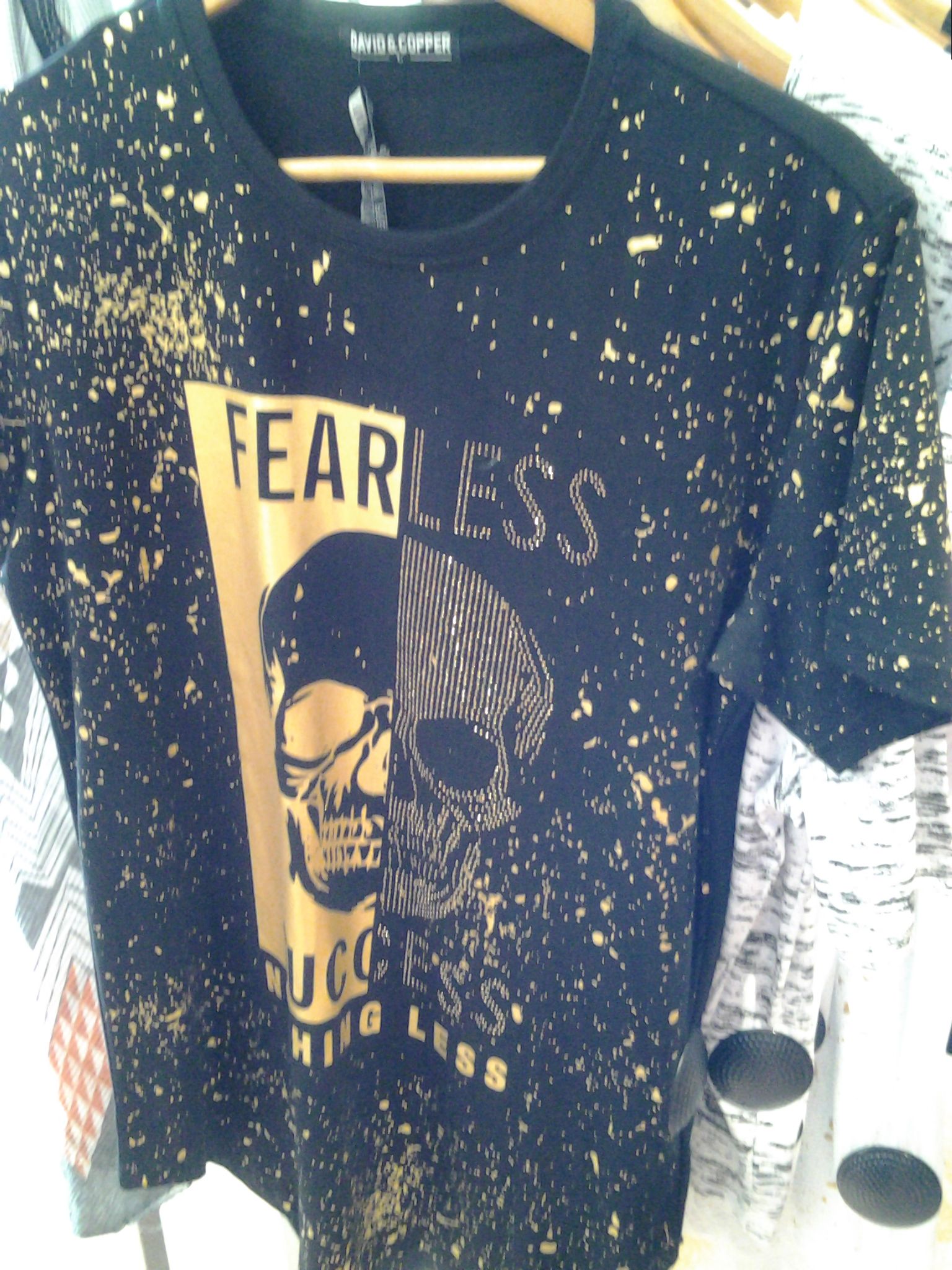 T-SHIRT NEUF NOIR TAILLE L