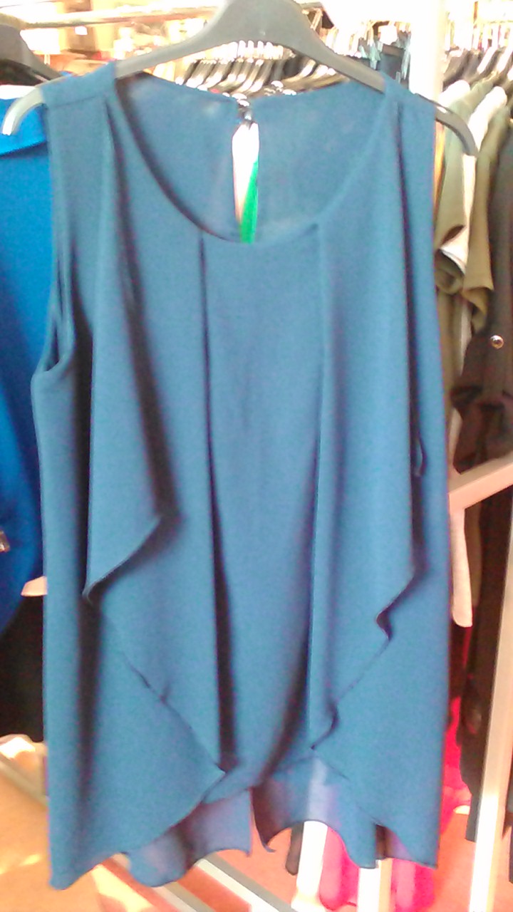 TEE-SHIRT BLEU FONCÉ  TAILLE UNIQUE