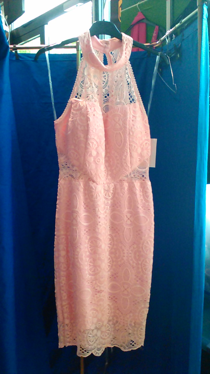 ROBE DE SOIRÉE ROSE CLAIRE