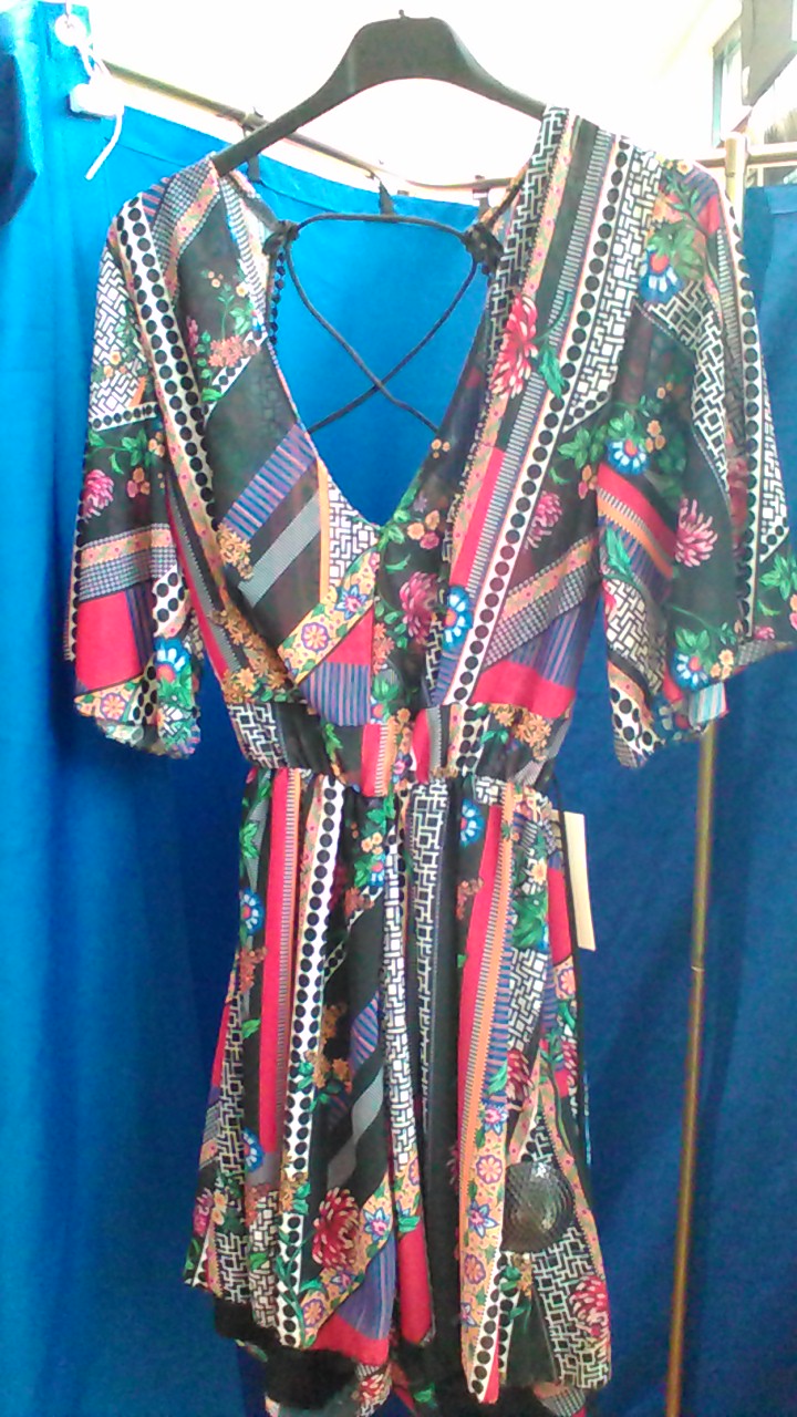 TUNIQUE MULTICOLORES TAILLE UNIQUE