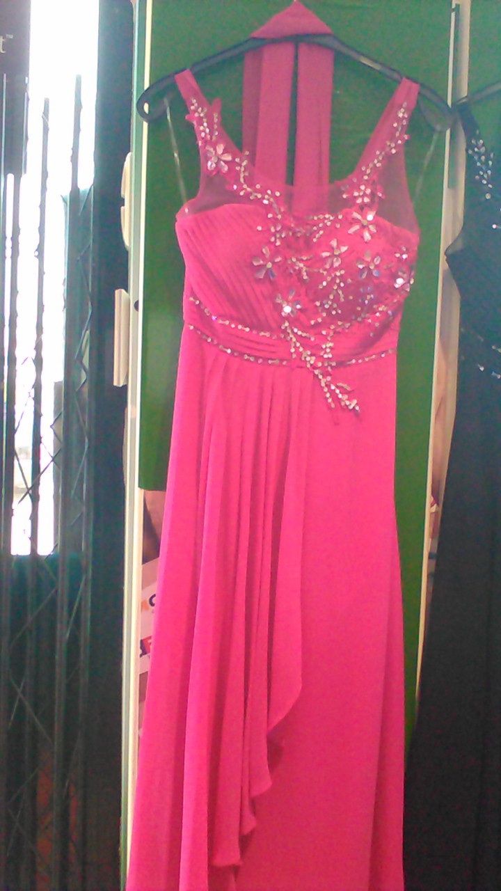 ROBE LONGUE ROSE TAILLE S/M