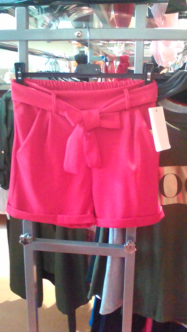 SHORT ROUGE TAILLE UNIQUE 