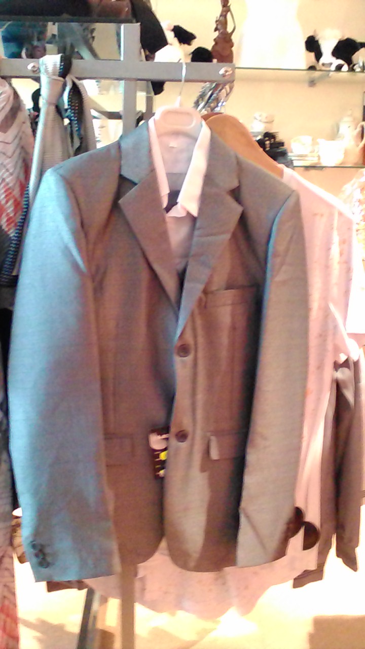 COSTUME CÉRÉMONIE GRIS 14 ANS 