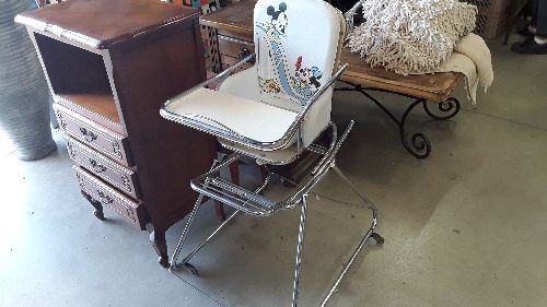 Chaise Haute Enfant Disney Vintage Occasion O Troc34