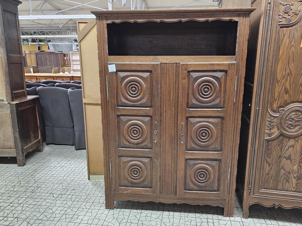 ARMOIRE BASQUE 2P, CHENE + CLE