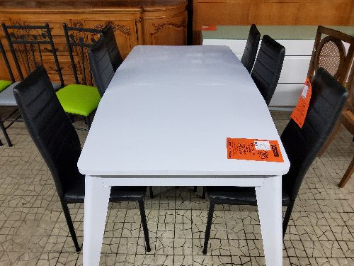 TABLE RECTANGLE BLANCHE 1 ALL CENTRALE