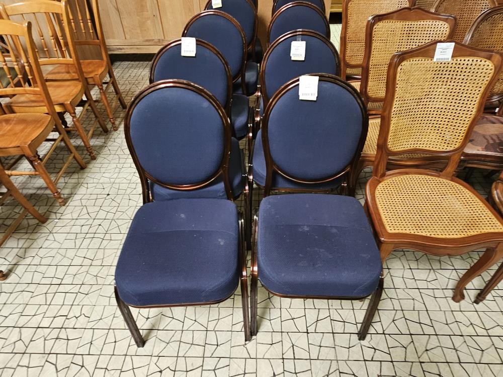 PAIRE DE CHAISES METALEN