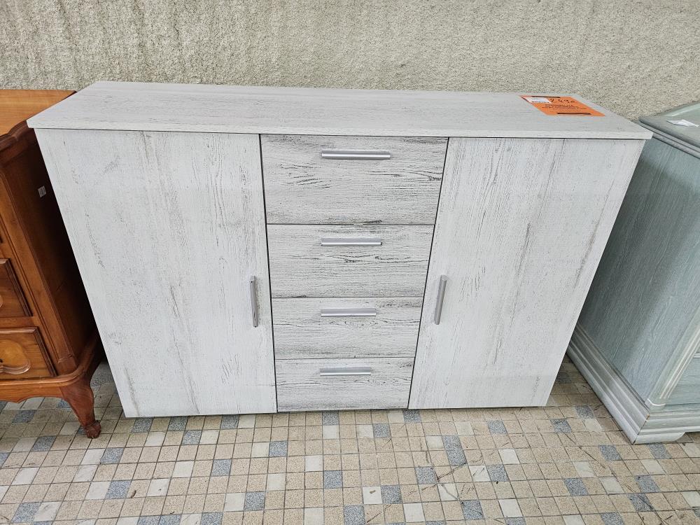 COMMODE GRISE MODERNE 2P/4T