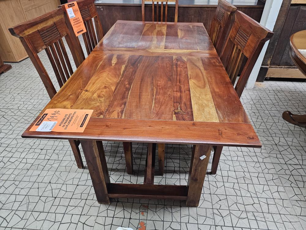 TABLE RECTANGLE 1 ALL CENTRALE ACACIA