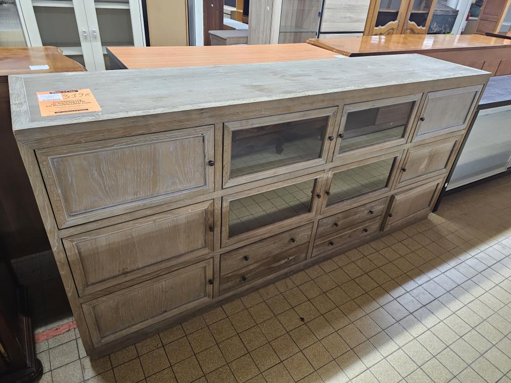 BUFFET BAS CHENE GRIS 9P/4T 