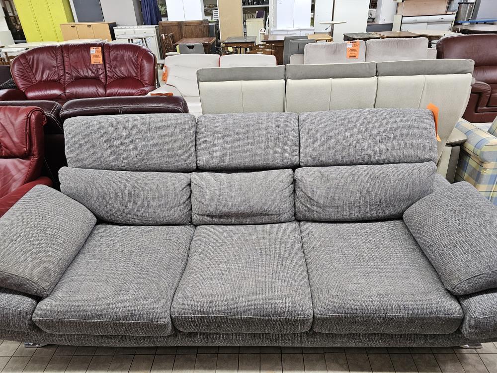 SALON 3PL TISSUS GRIS 