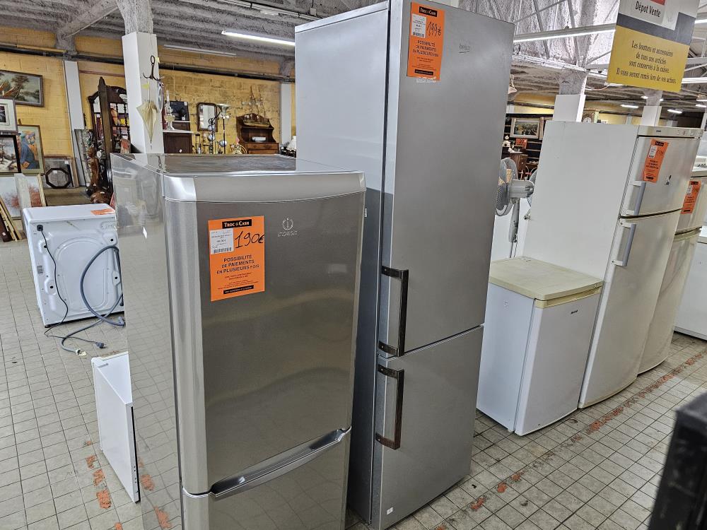REFRIGERATEUR CONGELATEUR BEKO C INOX