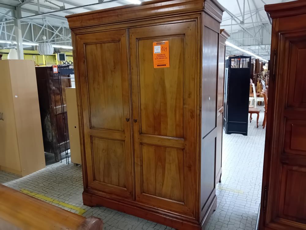 ARMOIRE 2P L PH MERISIER + CLE