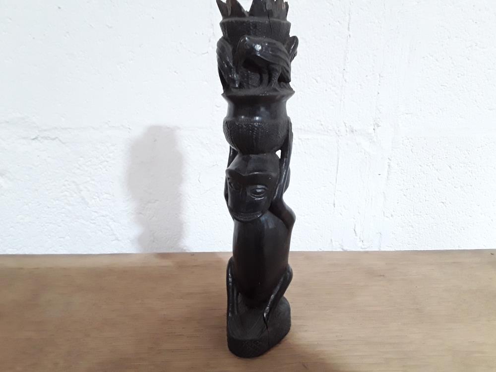 STATUETTE ART PRIMITIF CENTRE AFRIQUE EBEN 