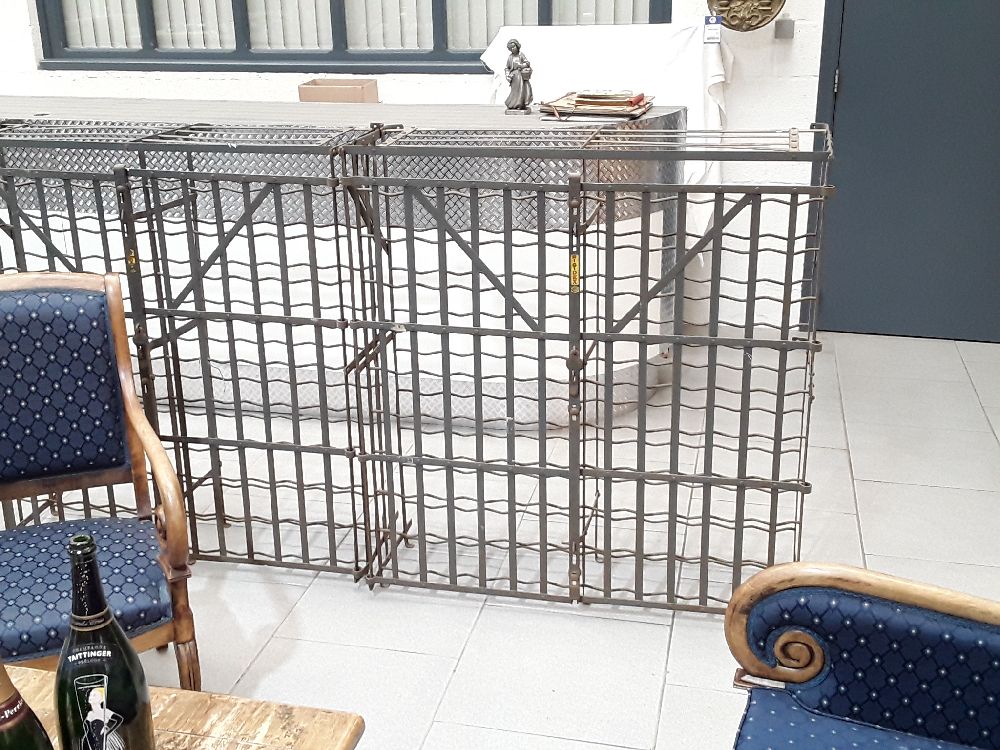 CASSIER DECO LOFT EN METAL RIGIDEX VINTAGE ANNÉES 30