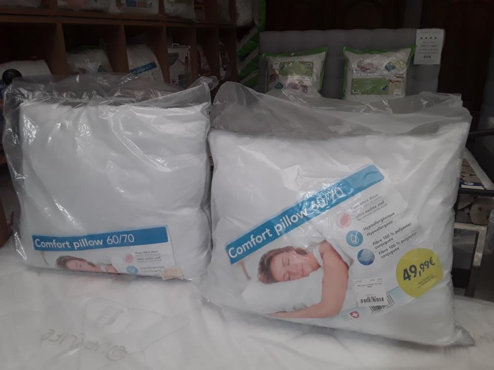 OREILLER CONFORT PILLOW 60/60