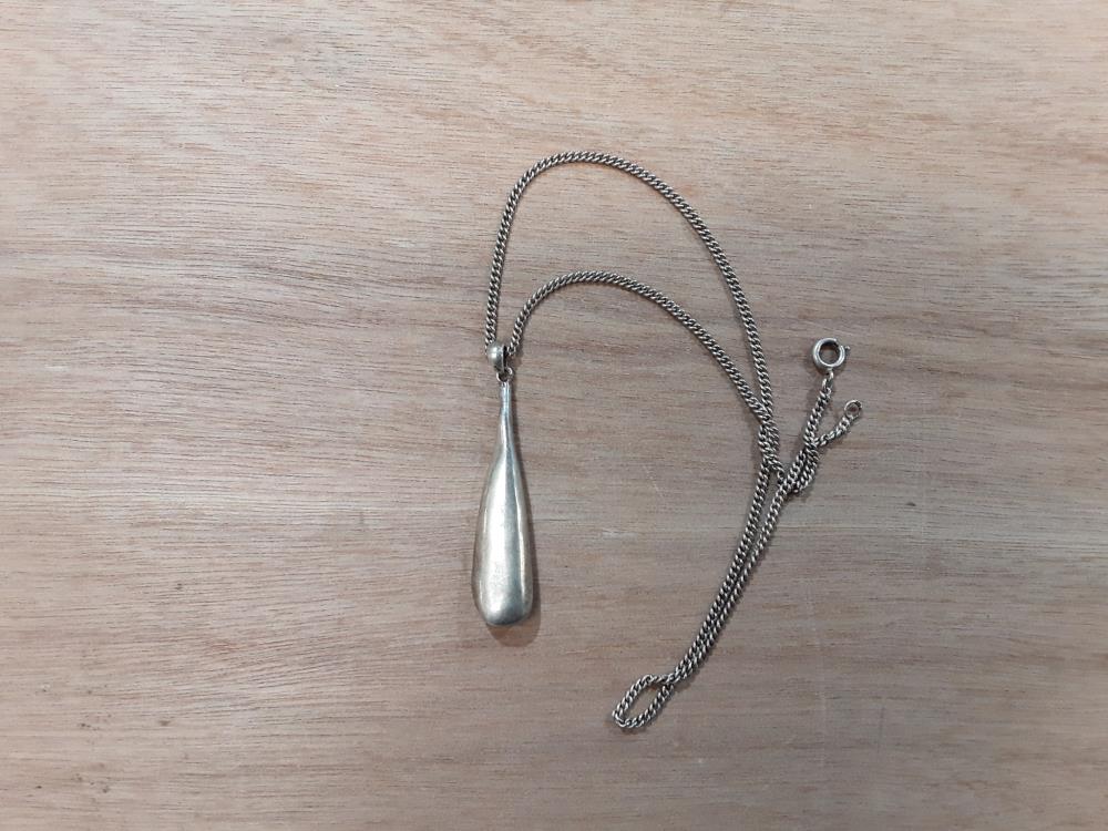 COLLIER GOUTTE EN ARGENT 