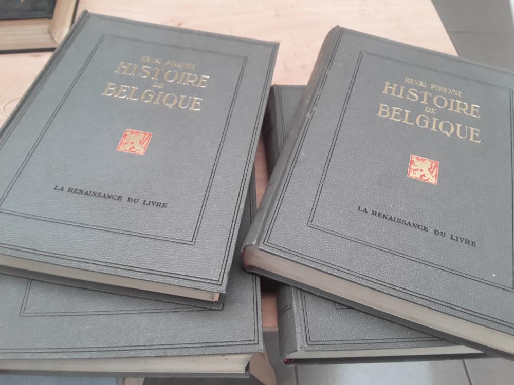 COLLECTION 4 VOLUMES HISTOIRES DE LA BELGIQUE 