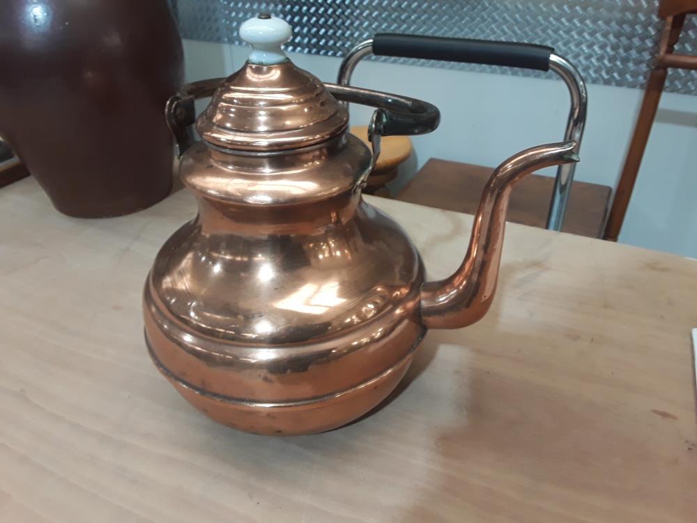 CAFETIÈRE EN CUIVRE 