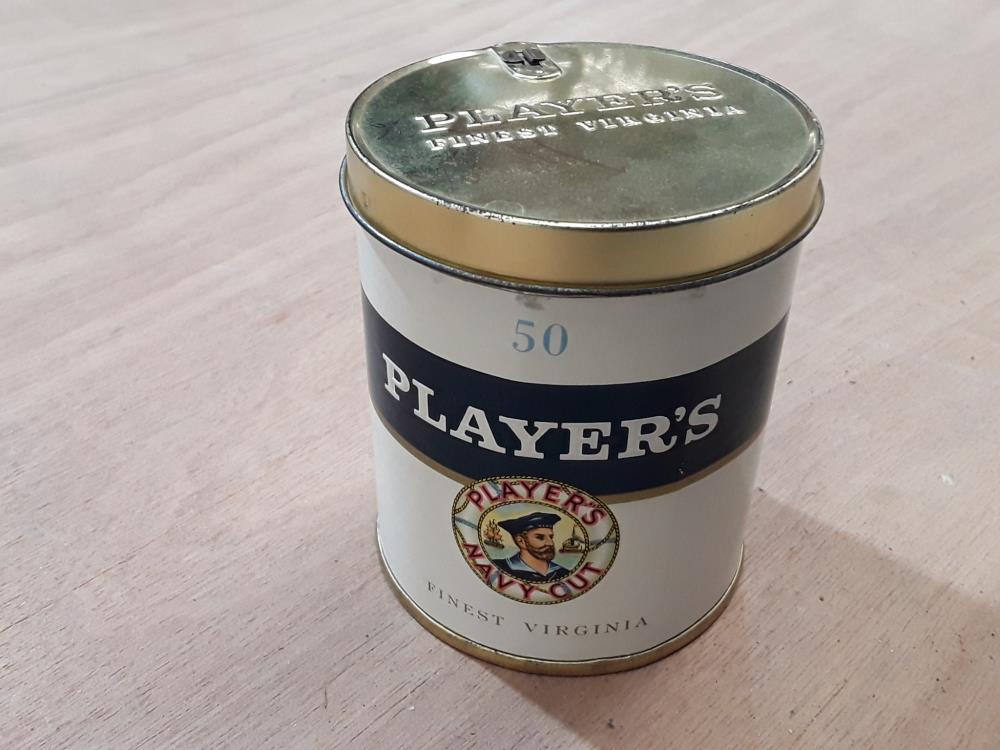 BOITE A CIGARETTES ANGLAISE PLAYERS NAVY OUT