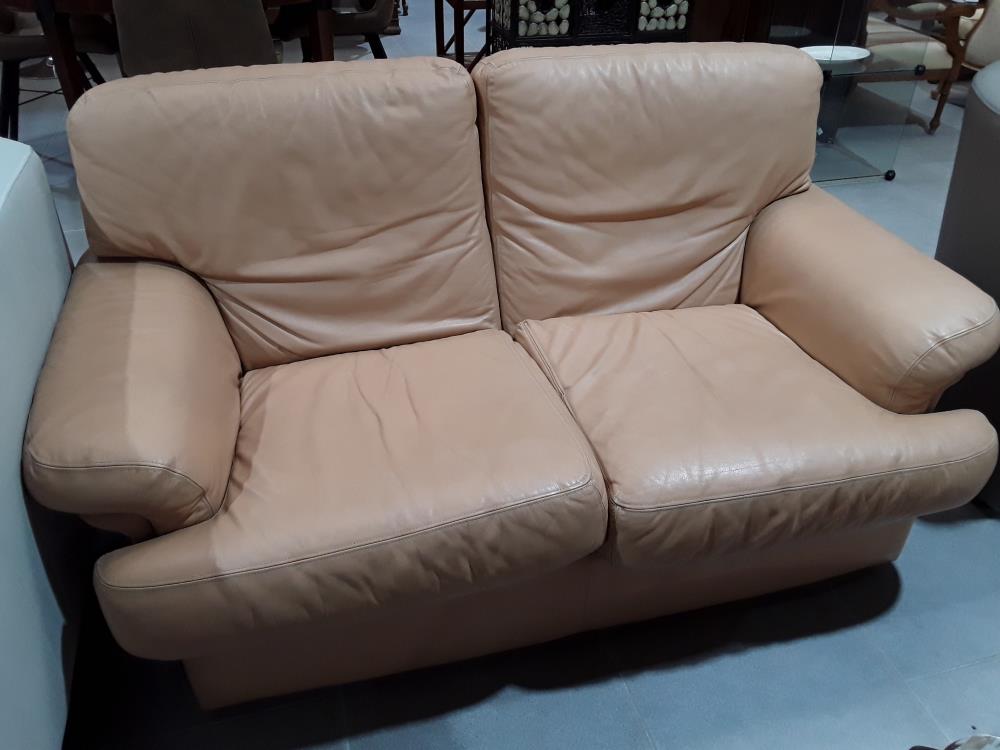 FAUTEUIL CUIR DEUX PLACES 