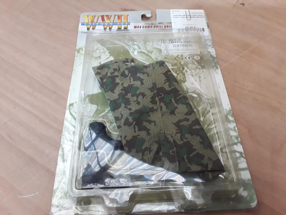 UNIFORM SET M44 CAMO DRILL (ITEM 71158) FIGURINE DRAGON