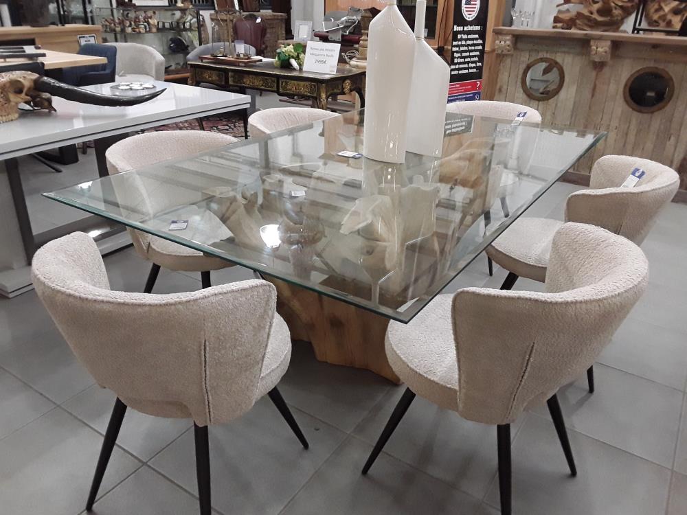 TABLE RACINE DECO NATURE 2M PAR 1M20